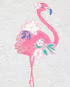 Regata infantil flamingo cinza |