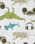 Pijama longo infantil 4 peças dinossauros multicor |