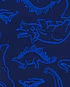 Pijama longo infantil 4 peças listras mescla triceratops multicor |