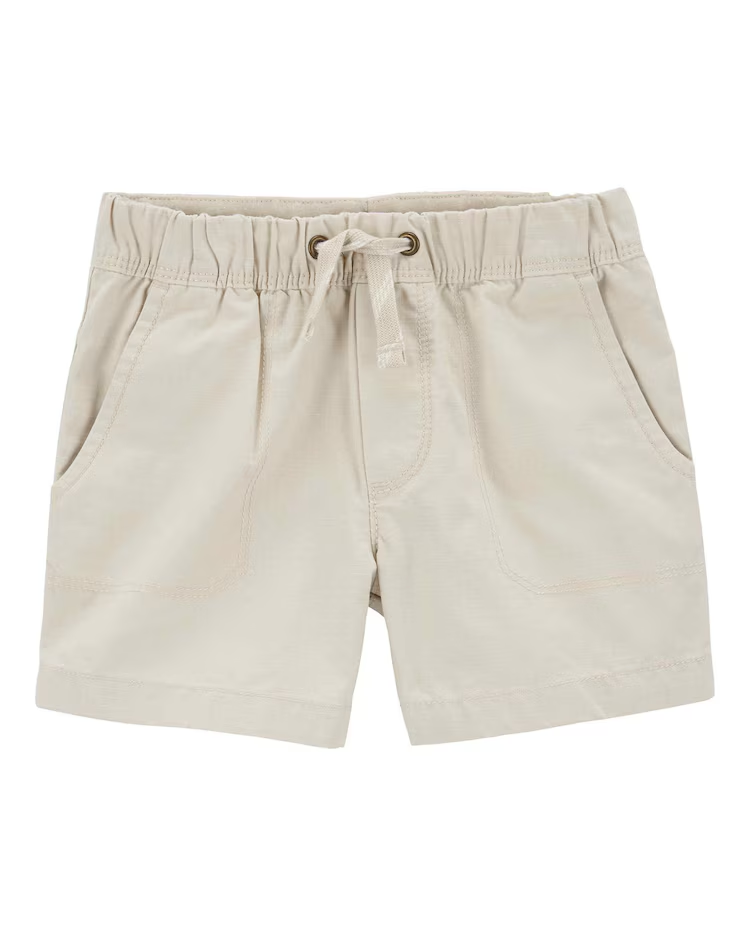 Bermuda sarja infantil com amarração off-white |