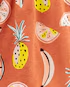 Conjunto curto infantil frutinhas de verão multicor |